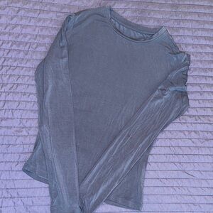 Source Unknown Long Sleeve Top in blue